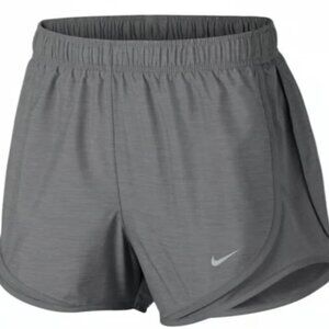 Nike Womens Dry Running Tempo Athletic Shorts DB4487 Gunsmoke Gray ** Medium **